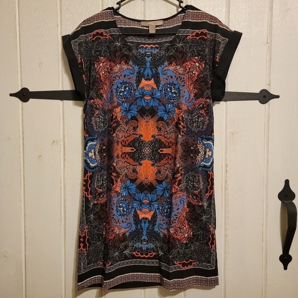 Forever 21 Dress Floral Short Sleeve Size Small - Picture 1 of 4